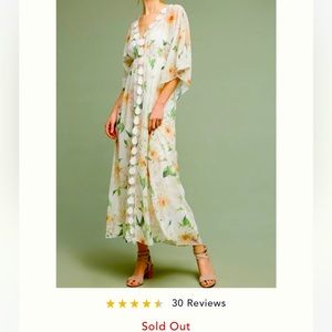 FARM Rio x Anthropologie Dhalia Dress. Size M